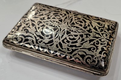 Lot 140B - A late 19th century tortoiseshell and white...