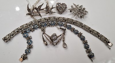 Lot 40B - A collection of six pieces of assorted paste...
