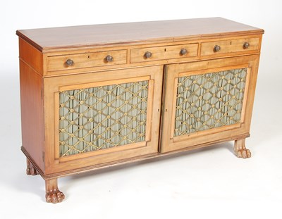 Lot 72 - A 19th century mahogany Regency style side...