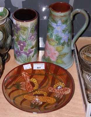 Lot 441 - Three pieces of Chelsea pottery to include a...