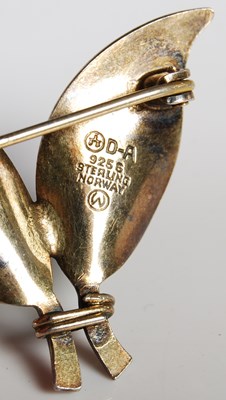 Lot 45 - David Andersen, a Norwegian sterling silver...