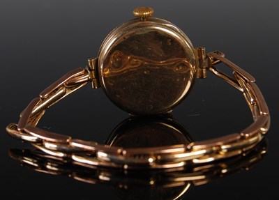 Lot 53 - A vintage 9ct gold cased ladies' wristwatch,...