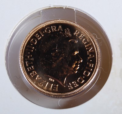 Lot 56 - A Royal Mint gold bullion sovereign dated 2002.