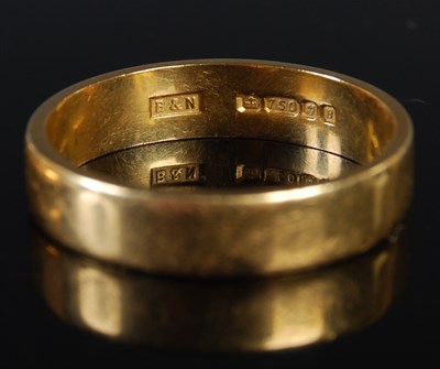 Lot 57 - Two 18ct gold wedding rings, gross weight 6.5...