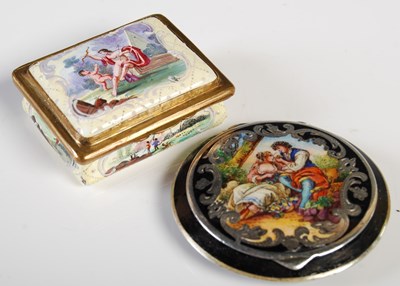Lot 307 - An Austrian sterling silver and enamel...