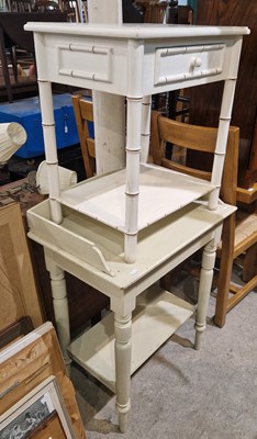 Lot 893 - A group of furniture to include white painted...