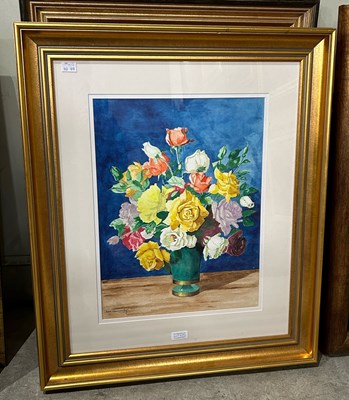 Lot 503C - John Galloway  
Still life with red, pink,...