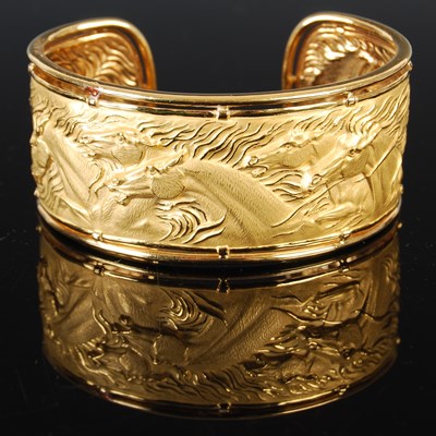 Lot 755 - Attributed to Carrera Y Carrera, a yellow...