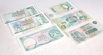 Lot 97 - Banknotes - a collection of £1 notes, Bank of...