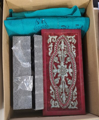 Lot 517 - A box of games to include indoor carpet bowls;...
