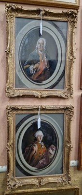 Lot 734 - 19th Century British School Oval portrait of...