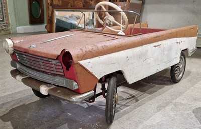 Lot 770 - A vintage Tri-ang peddle car, approximately...