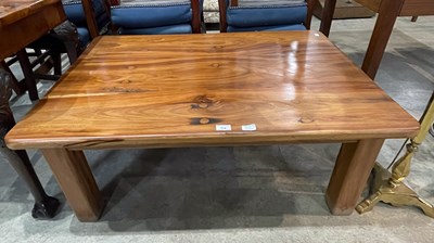 Lot 712 - A modern rounded rectangular coffee table,...