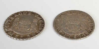 Lot 190 - Two 18th century Colonial coins to include a...