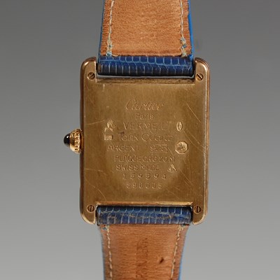 Lot 259 - A ladies silver gilt Must De Cartier...