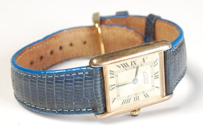 Lot 259 - A ladies silver gilt Must De Cartier...