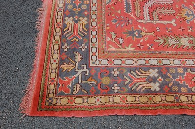Lot 803 - A late 19th/ early 20th century madder ground...