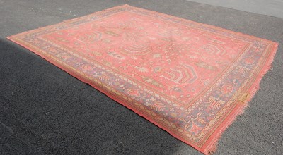 Lot 803 - A late 19th/ early 20th century madder ground...