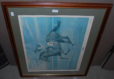 Lot 797 - A group of six horse racing prints to include '...