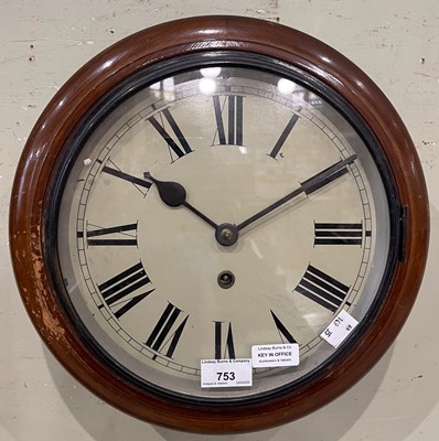 Lot 753 - A late 19th/ early 20th century mahogany wall...