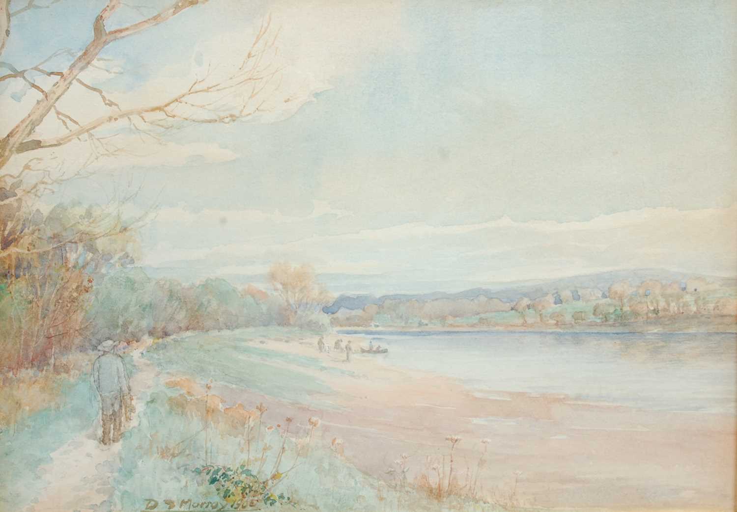 Lot 380 - David Scott Murray (1866-1935) 
On the banks...