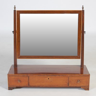Lot 48 - A 19th century mahogany and boxwood lined...