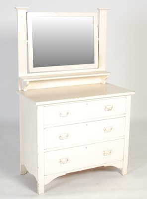 Lot 74 - An early 20th century later white painted pine...