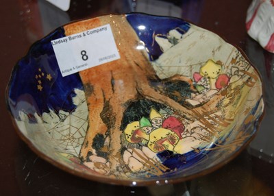 Lot 8 - A rare Royal Doulton dish, 'Gnomes B' pattern,...