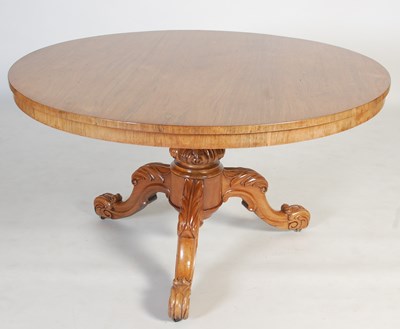 Lot 84 - A 19th century rosewood snap-top supper...