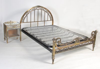 Lot 80 - An early 20th century Art Deco style brass...