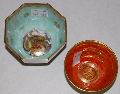 Lot 31 - Two pieces of Wedgwood lustre ware to include...