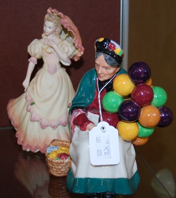 Lot 375 - A Royal Doulton figure, 'The Old Balloon...