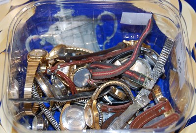 Lot 255 - A box containing various Timex wristwatches