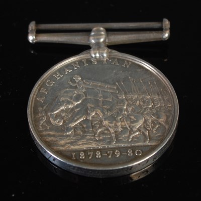 Lot 107 - A Victorian Afghanistan medal, 1878-79-80,...
