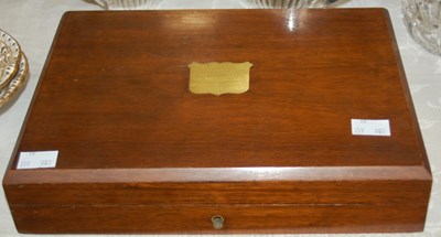 Lot 624 - A cased set of twelve mother-of-pearl handled...
