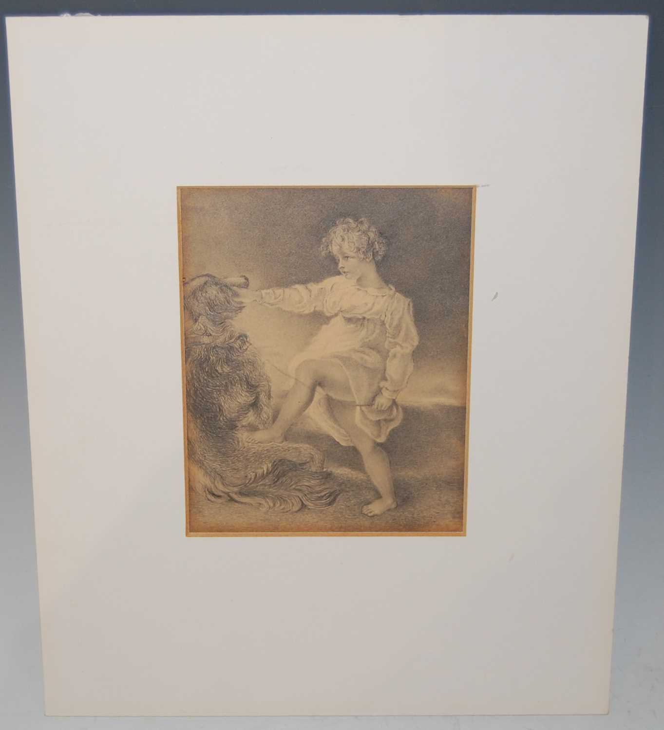 Lot 68 - Attributed to Sir Thomas Lawrence, Boy and Dog,...