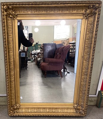 Lot 942 - A Giltwood wall mirror fashioned from a...