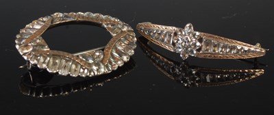Lot 43 - Two Antique, probably Georgian, white and...