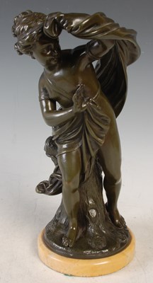 Lot 342 - A late 19th/ early 20th century bronze figure...