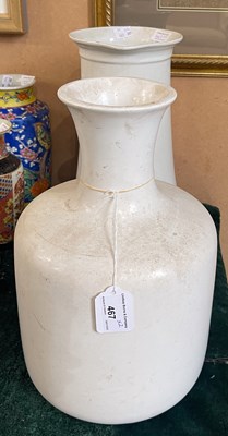 Lot 467 - A white glazed Arthur Wood ceramic vase,...
