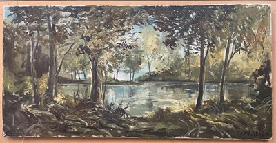 Lot 659 - Torquil J MacLeod (1933-2002) 
River landscape...
