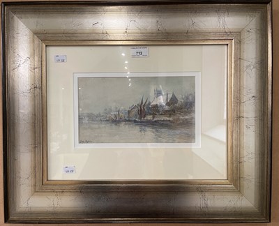 Lot 712 - Joseph Milne (1857-1911)  
Snow covered...