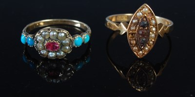 Lot 102A - Two rings to include an early 20th century...