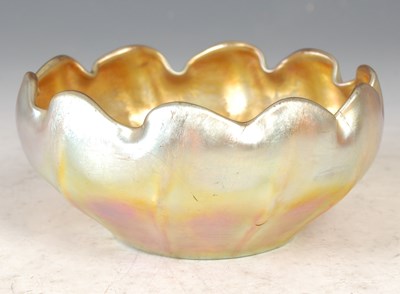 Lot 25B - Louis Comfort Tiffany, a Favrile iridescent...
