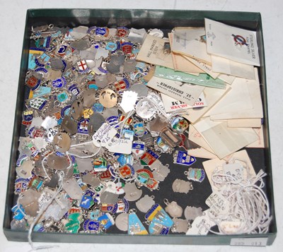 Lot 150 - A large collection of assorted white metal and...