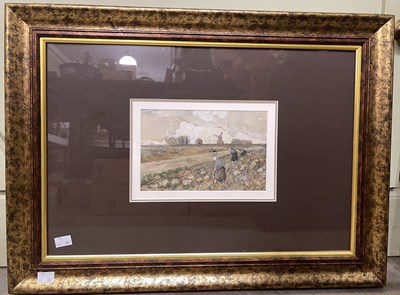 Lot 594 - Wilfred Alfred Gibson (1866-1931) Landscape...