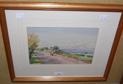 Lot 573 - Tom Campbell (1865-1943) West Coast scene with...