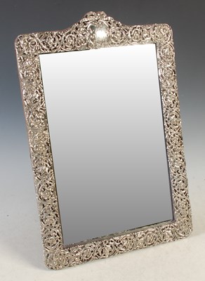 Lot 116 - A late Victorian silver mounted dressing table...