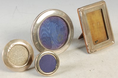 Lot 188 - Four assorted silver photograph frames.