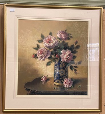 Lot 619 - R. Forsyth The Blue Vase, still life charcoal...